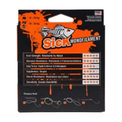 Berkley Sick Mono 300 Meter Clear -Visvangst Winkel.com BerkleySICK Monofilament Filler Clear alt4
