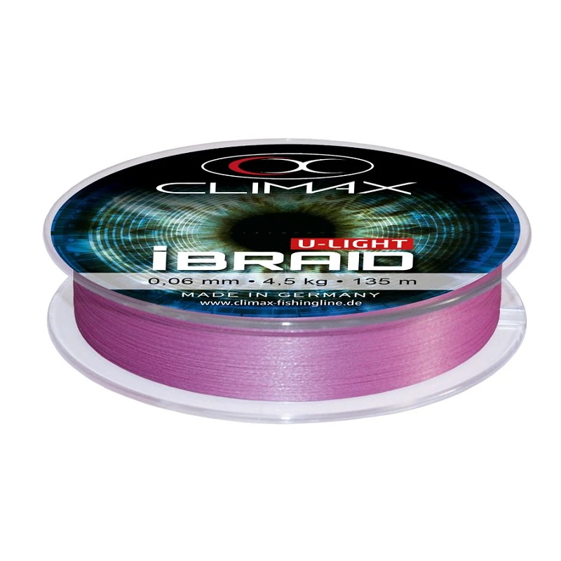 Climax IBraid U-Light Fluo Purple 0,08 Mm 6 Kg 135 Meter 3 Climax IBraid U-Light Fluo Purple 0,08 Mm 6 Kg 135 Meter