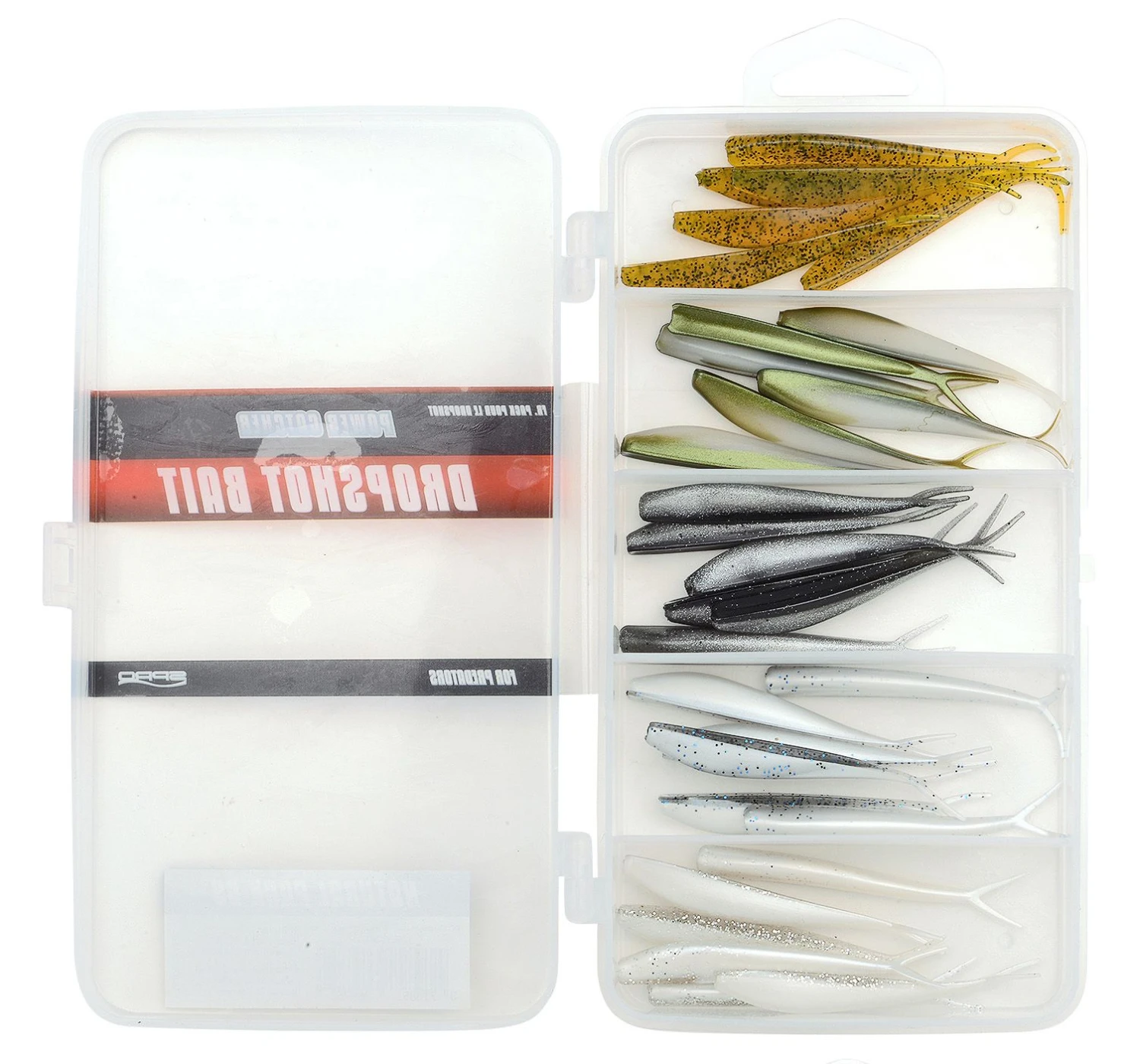 PowerCatcher Dropshot Bait Natural Pack 6,5cm (30 Stuks) 3 PowerCatcher Dropshot Bait Natural Pack 6,5cm (30 Stuks)