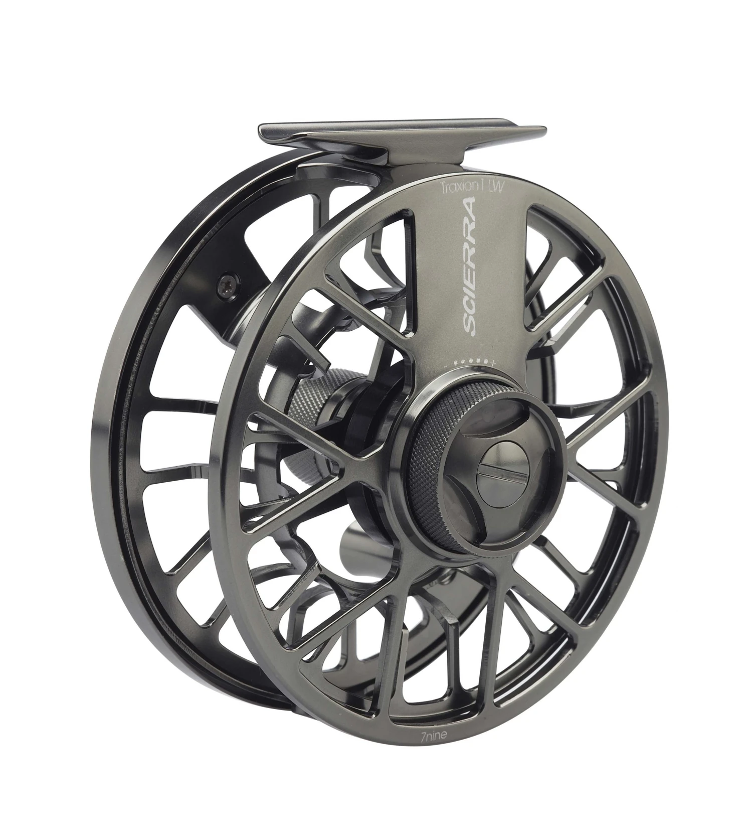 Scierra TRAXION 1 LW Fly Reel # 5/6 GunSmoke 4 Scierra TRAXION 1 LW Fly Reel # 5/6 GunSmoke - Afbeelding 3