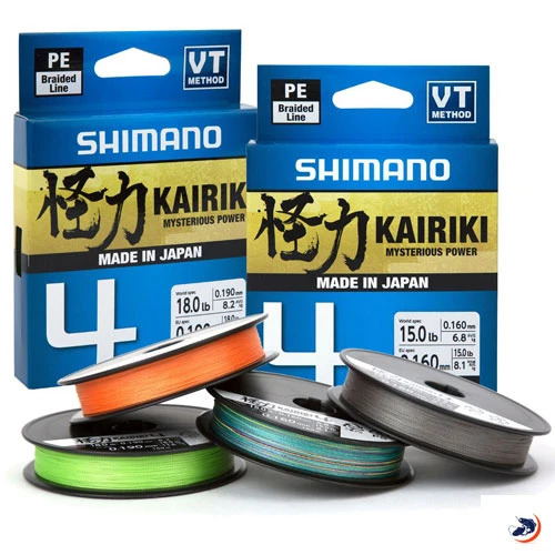 Shimano Kairiki 4 Braid 0,13mm Mantis Green 3 Shimano Kairiki 4 Braid 0,13mm Mantis Green